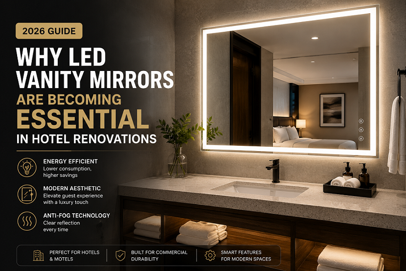 Why LED Vanity Mirrors Are Becoming Essential in Hotel Renovations in 2026