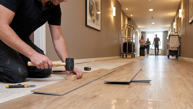 How a 22 MIL Wear Layer Saves Hotels Thousands in Corridor Maintenance