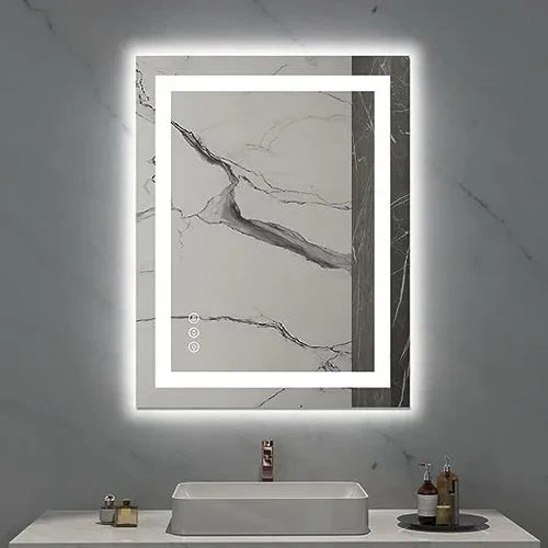 LED Bathroom Mirror – Backlit + Front Lit | Commercial Grade | Hospitality