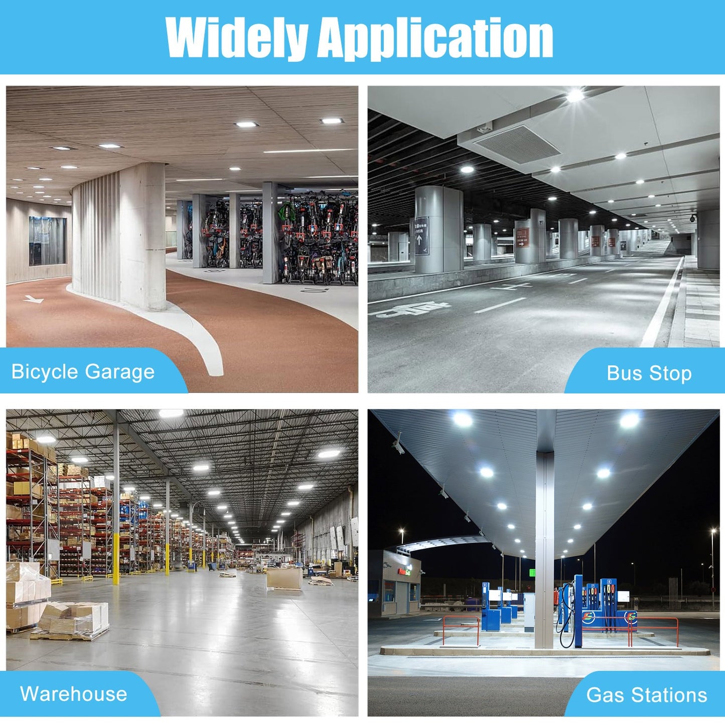 LED canopy light for gas station 60W waterproof