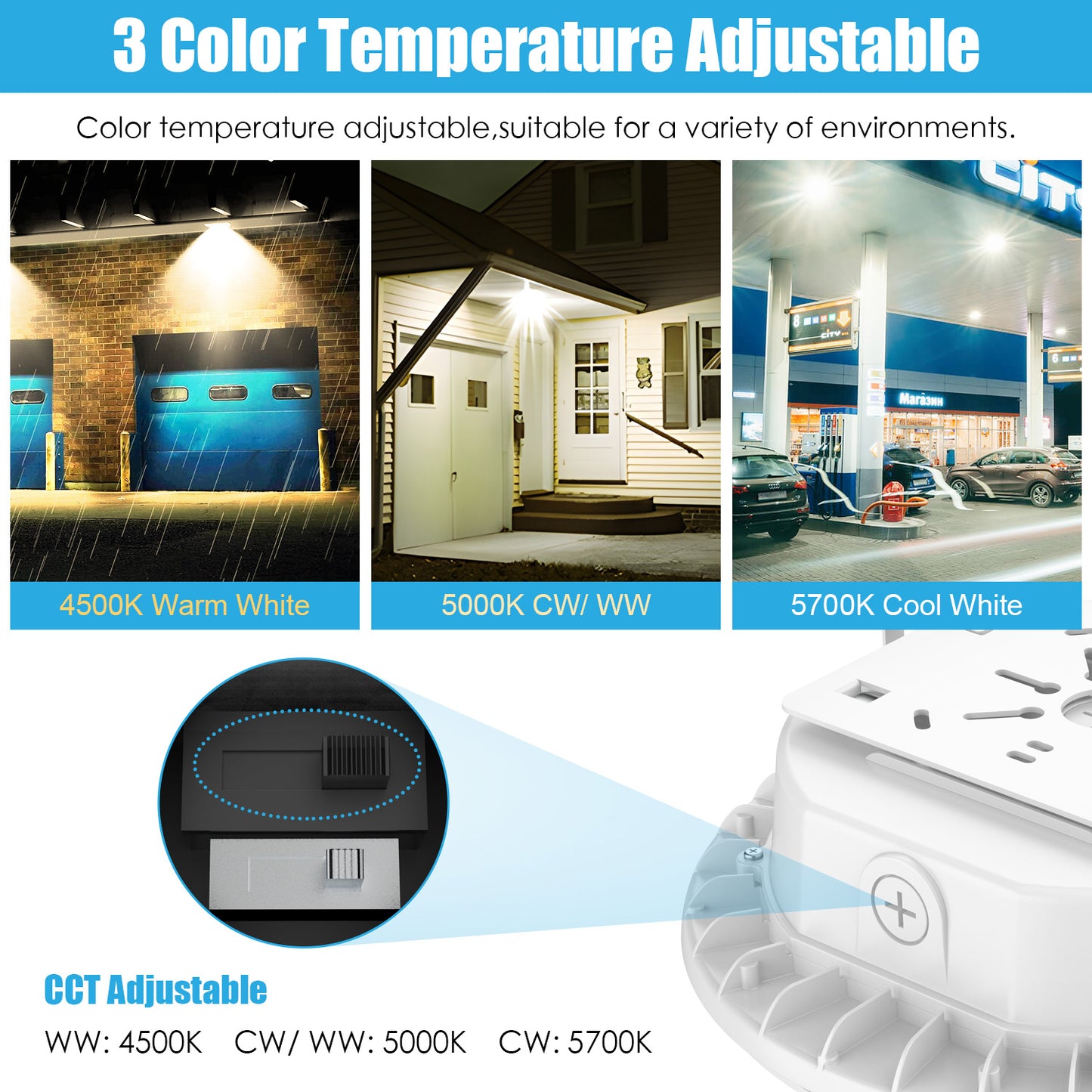 Lush Canopy-Pro Prime | Tunable Round LED Canopy Light | 60W-100W Options