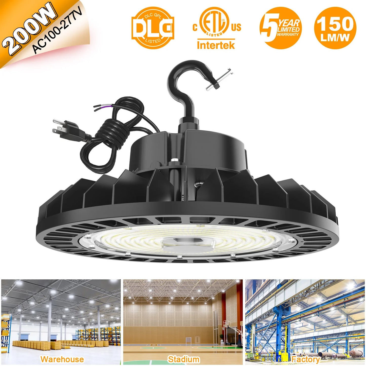 Lush Global Signature: Titan Series 200W Ultra-High Bay LED