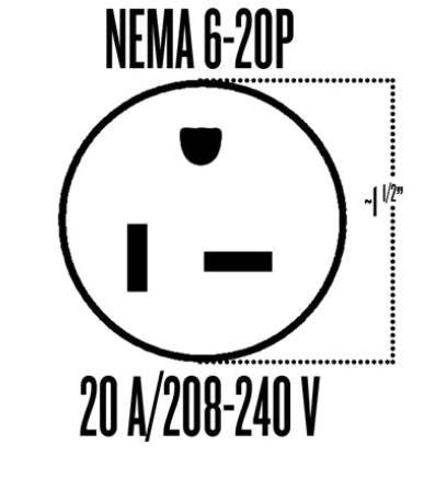 Amana PTC073J35AXXX J-Series Commercial PTAC | 7,000 BTU Cooling with 3.5kW Electric Heat Strip & 20A NEMA 6-20P Plug (R-32 Eco-Refrigerant)