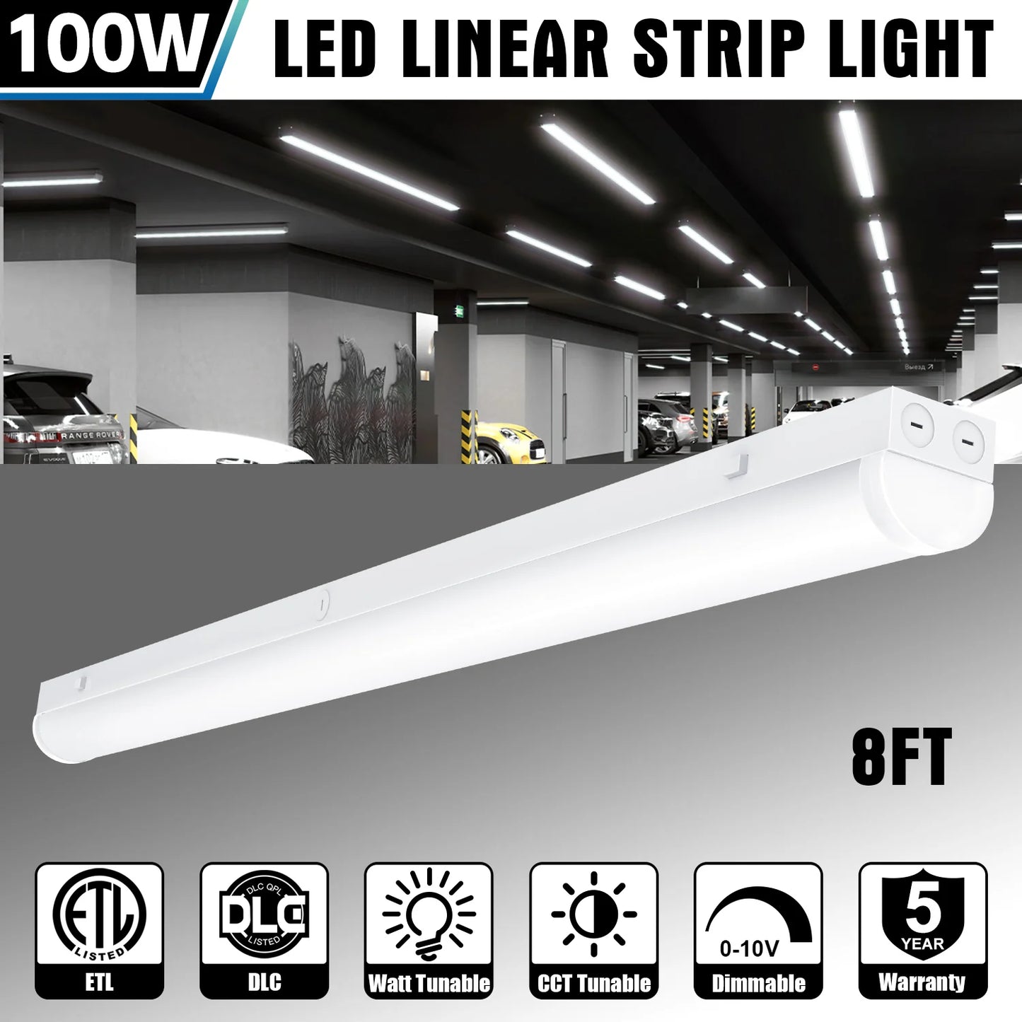 Lush Global Signature: STL-Series High-Output 8FT LED Strip | Pack of 4