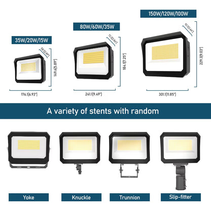 Lush Flood-Pro Prime Mini | Tunable 15W-30W LED Flood Light | 3-Color Selectable