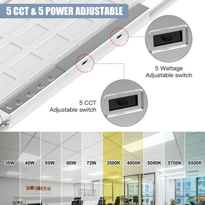 Ultra-Slim Modern Office LED Panel by Lush Global Contracting