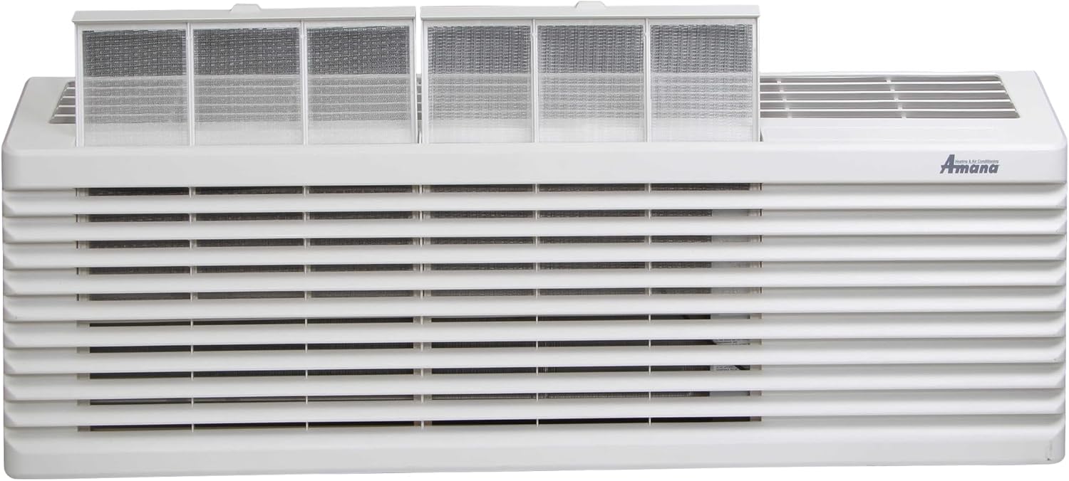Amana PTC093J35AXXX commercial 9,000 BTU J-Series PTAC chassis front view