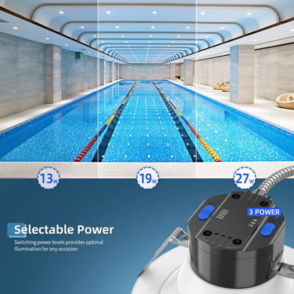 6" LED Commercial Downlight – DNL Series (6-Pack) | Selectable Wattage & CCT