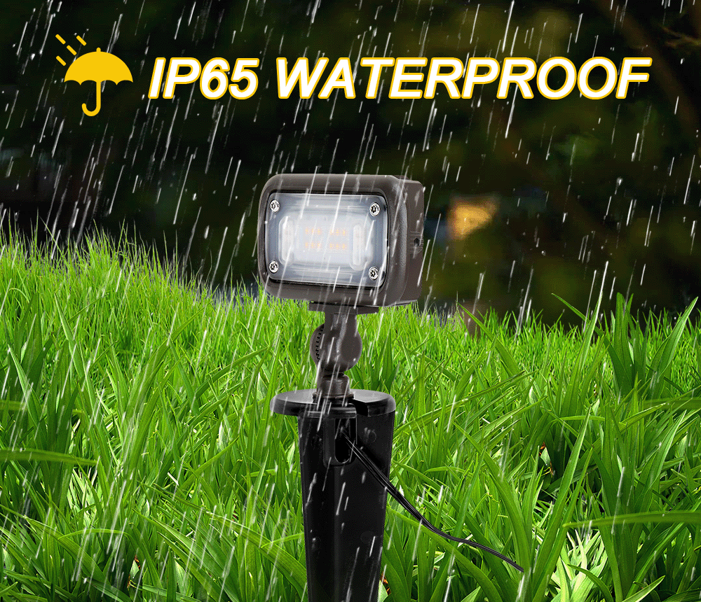 Lush Flood-Pro Knuckle | 15W-45W Adjustable LED Flood Light | 1/2" Knuckle Mount