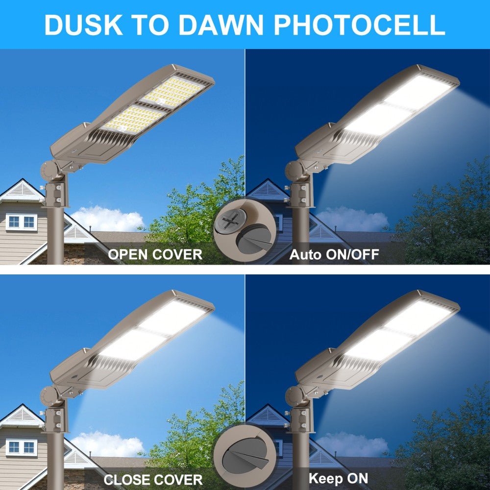 Lush Atlas Heavy-Duty LED Parking Lot Light | 150W - 450W Industrial Shoebox