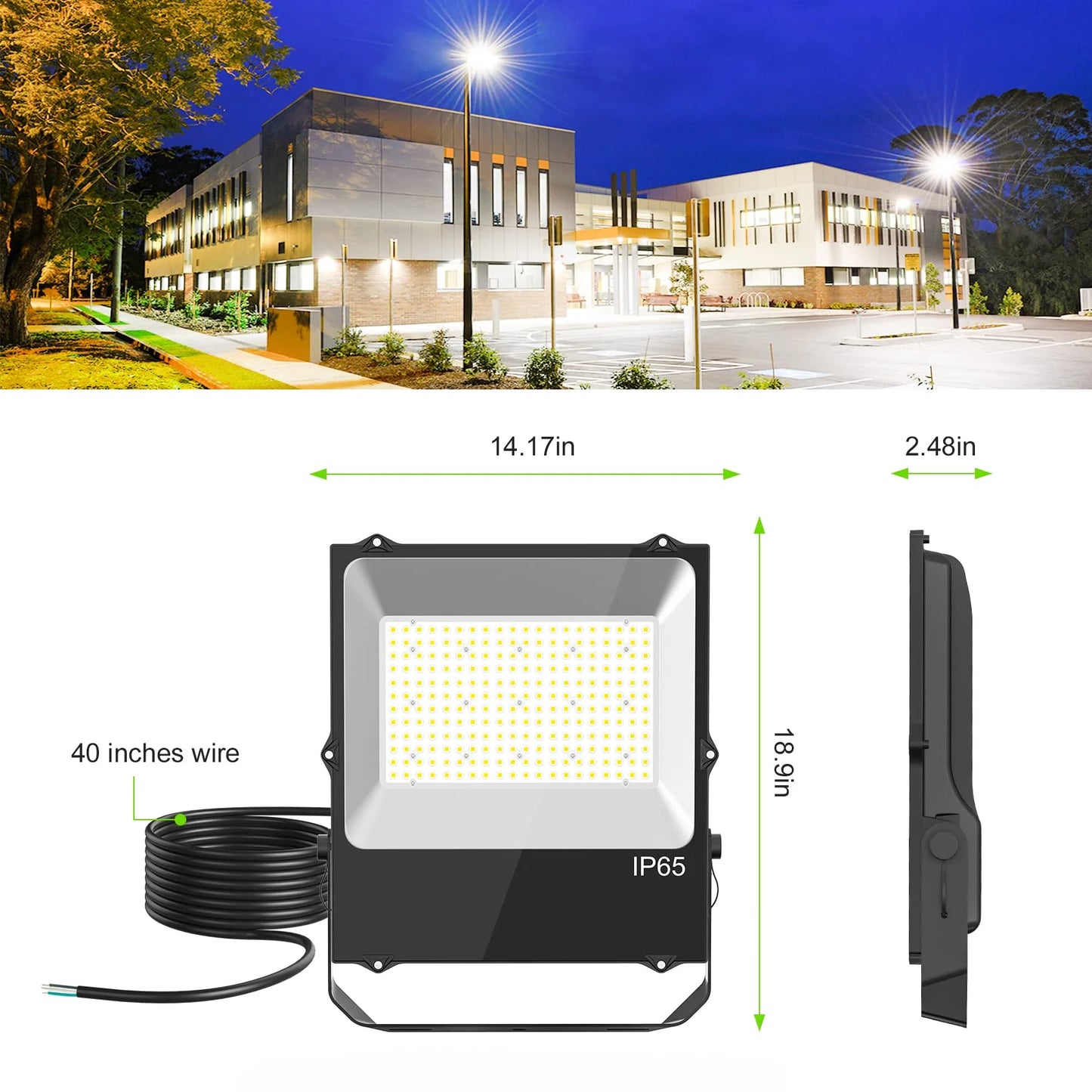Lush Flood-Pro | 240W Commercial LED Flood Light | 33,600 Lumens