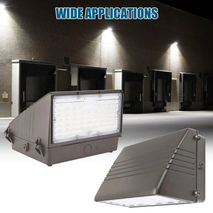 Lush Pro-Wall Prime | Tunable 28W-70W LED Wall Pack | 3-Color Selectable