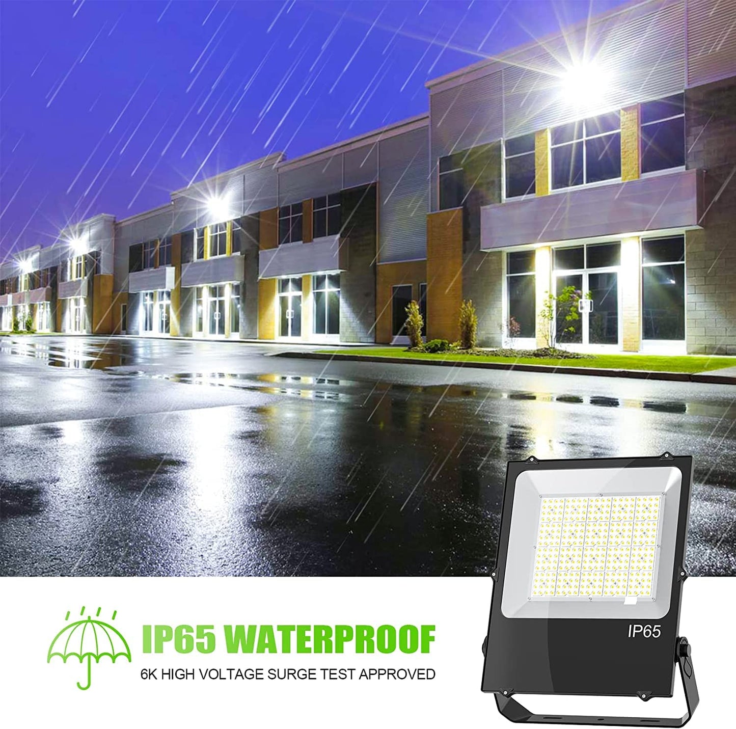 Lush Flood-Pro Prime | 300W Industrial LED Flood Light | 42,000 Lumens