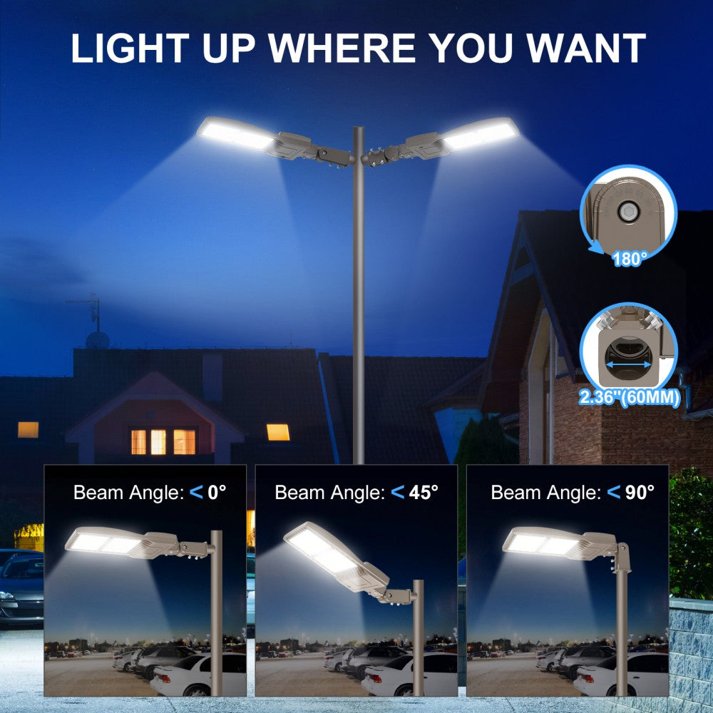 Lush Atlas Heavy-Duty LED Parking Lot Light | 150W - 450W Industrial Shoebox