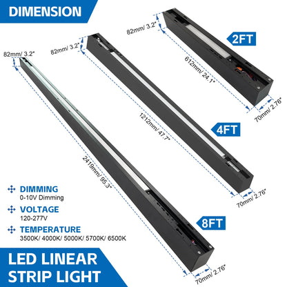 Lush Global Signature: LST Architectural Linear Series - 4ft | Pack of 4