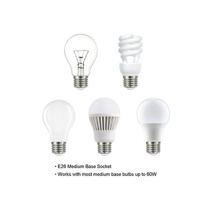 Modern Brushed Nickel 5-Light Glass Chandelier