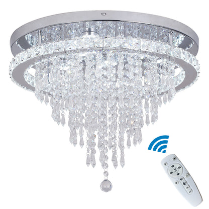 Modern crystal LED ceiling chandelier