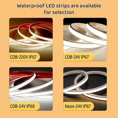 Lush Prime-Stream COB LED Strip | 100m Bulk Roll | IP65 Waterproof | Dot-Free Seamless Light