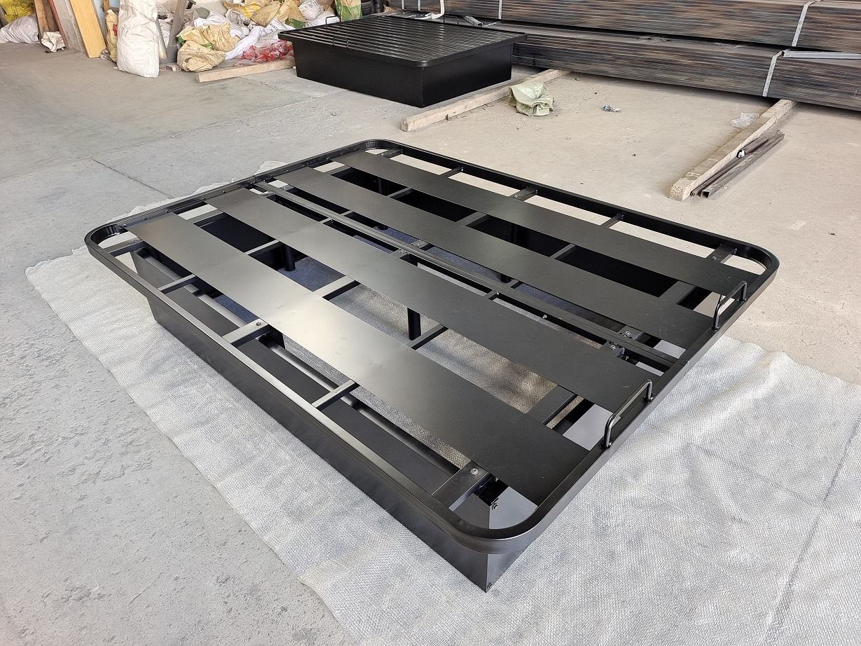 Heavy-Duty Hotel Platform Bed Frame – 600KG Commercial Steel Base (Queen / King / Full XL)