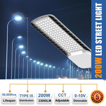 Lush Titan Pro LED Parking Lot Light | 100W-200W Commercial Street & Area Lighting