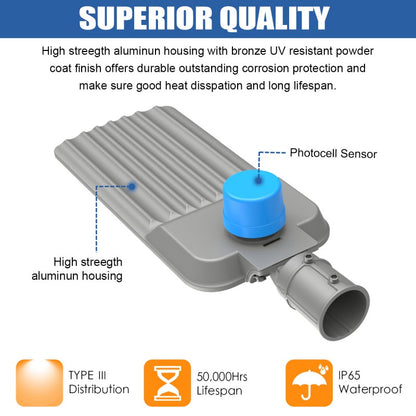 Lush Titan Pro LED Parking Lot Light | 100W-200W Commercial Street & Area Lighting