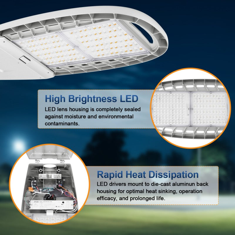 LUSH Pro LED Roadway Light | 28W-200W | DLC Premium
