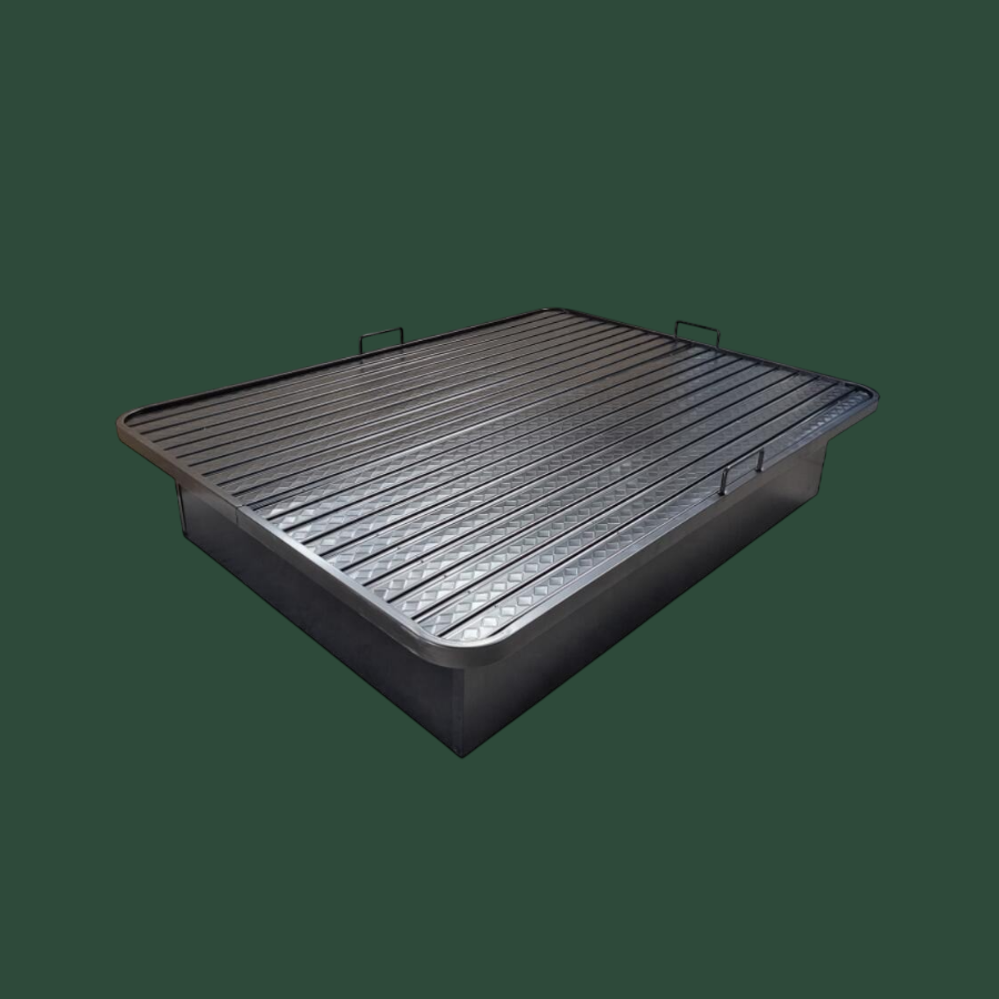 Heavy Duty Metal Bed Frame for Hotel & Motel – Commercial Platform Bed Model LG-M111 (Twin / Full / Queen / King)