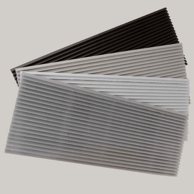 Amana AGK01SB commercial standard stamped aluminum exterior grille front view