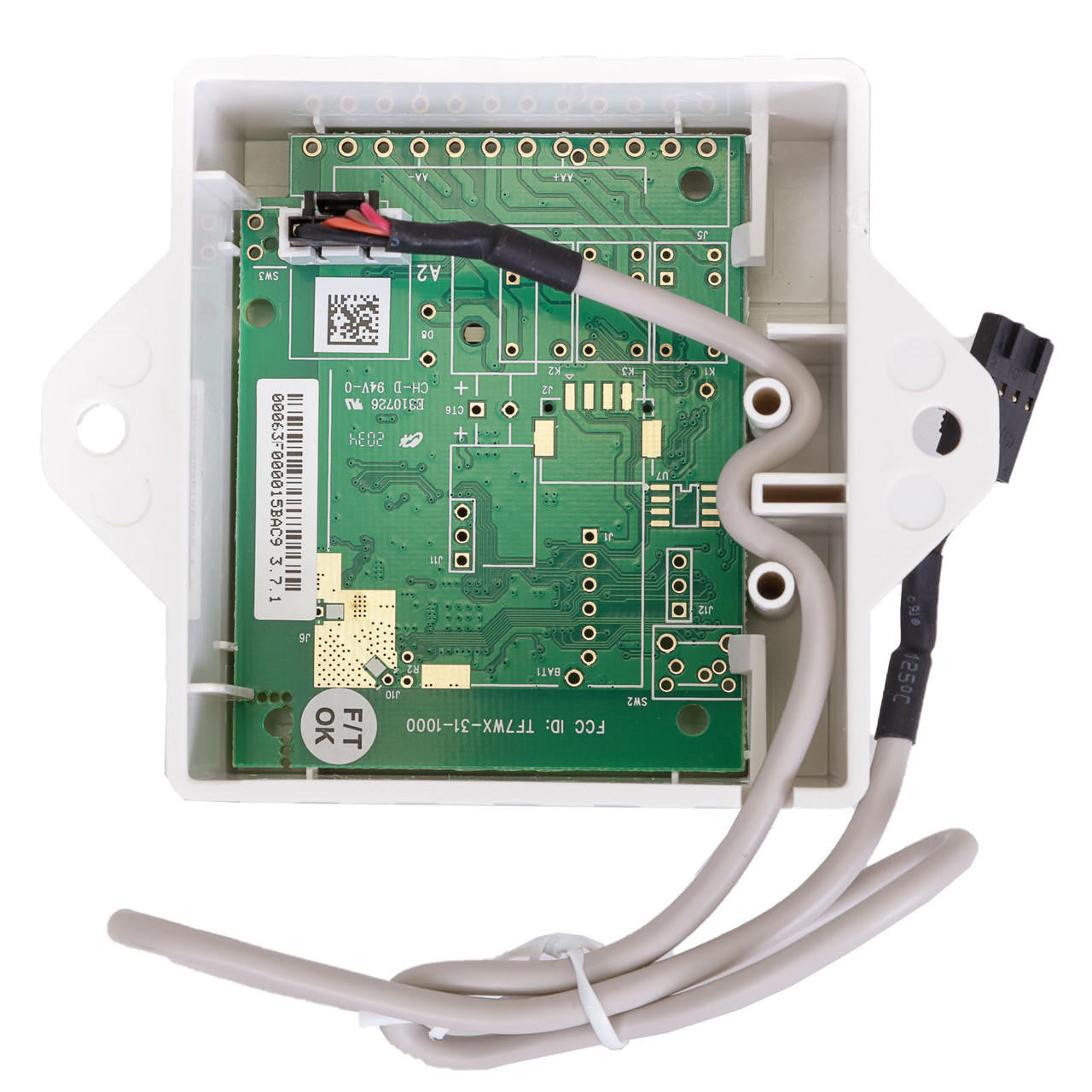 Multi-pin connection header pins on Amana DT01G wireless antenna card