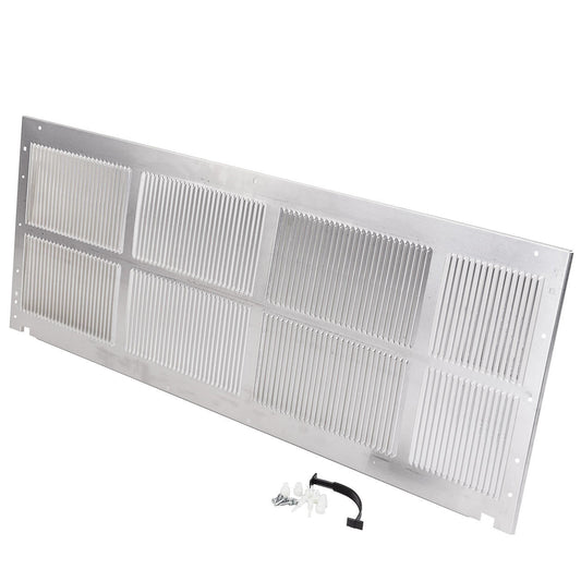 Amana SGK01B commercial standard stamped aluminum exterior grille front view