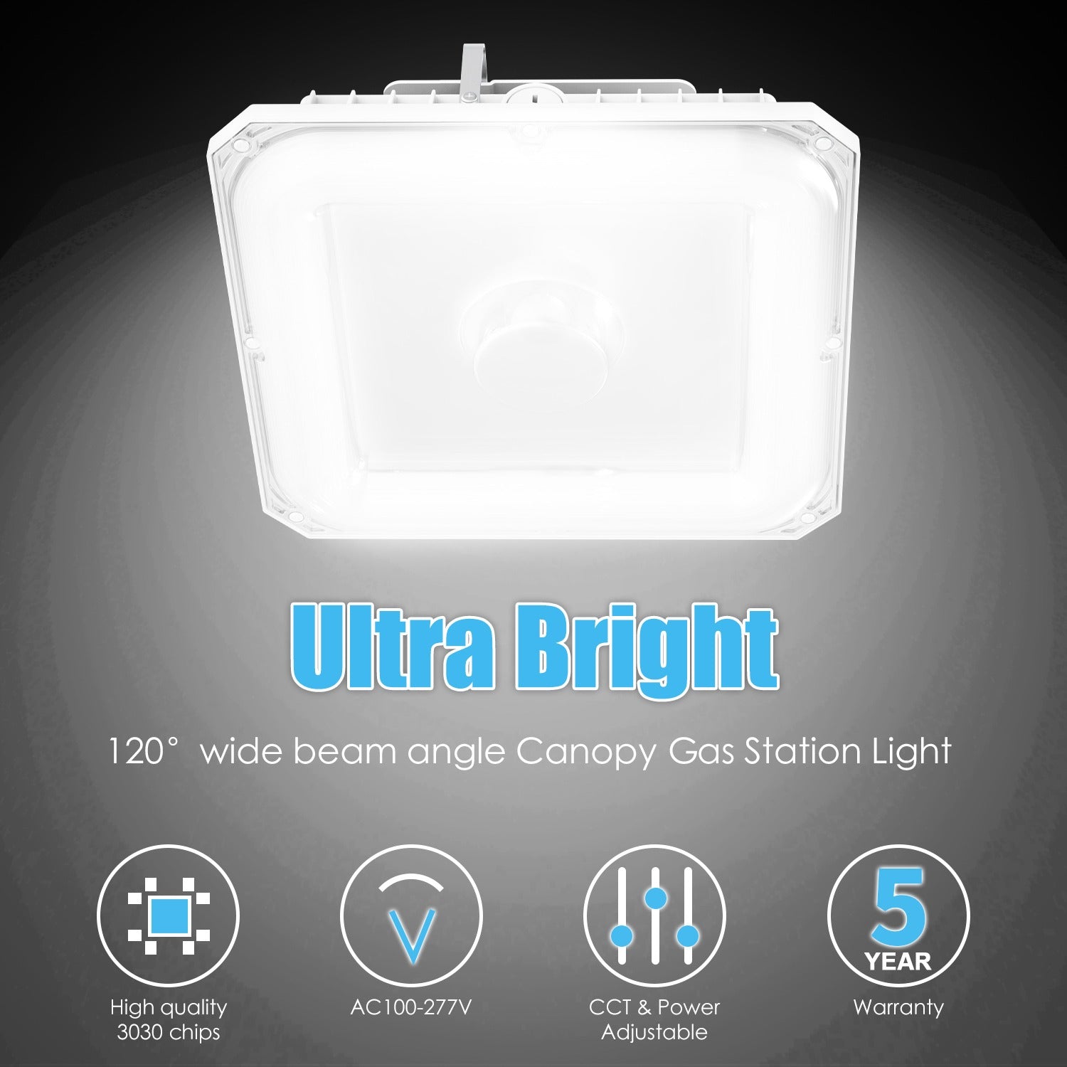 Adjustable Wattage and CCT Switches on Lush Smart-Sensor Series