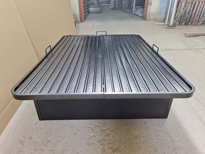 Heavy Duty Metal Bed Frame for Hotel & Motel – Commercial Platform Bed Model LG-M111 (Twin / Full / Queen / King)
