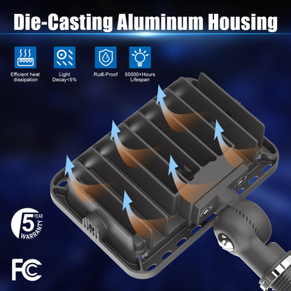 Lush Flood-Pro | High-Output LED Knuckle Flood Light | 20W - 120W Options