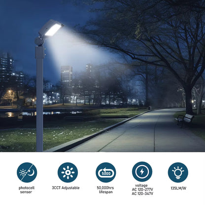 Lush Flood-Pro Prime Mini | Tunable 15W-30W LED Flood Light | 3-Color Selectable