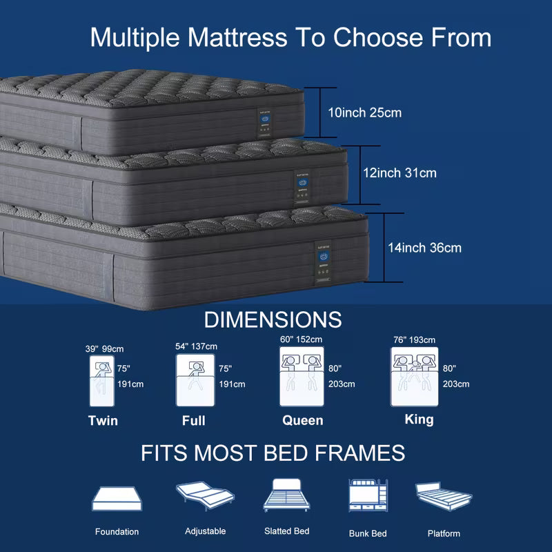 Lush Dream-Pro Hybrid Mattress | Host-Ready Series