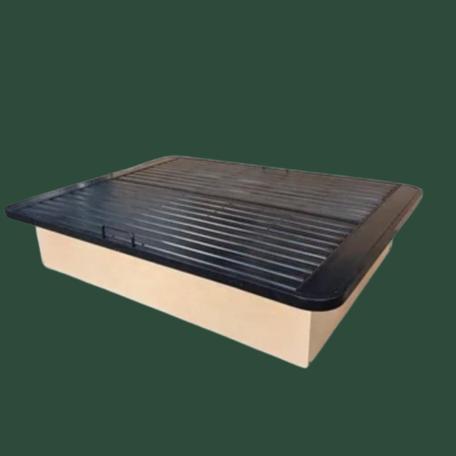 Commercial Metal Hotel Bed Frame – Modern Heavy-Duty Steel Platform (300KG Capacity)