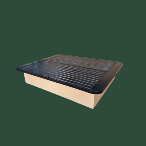 Commercial Metal Hotel Bed Frame – Modern Heavy-Duty Steel Platform (300KG Capacity)