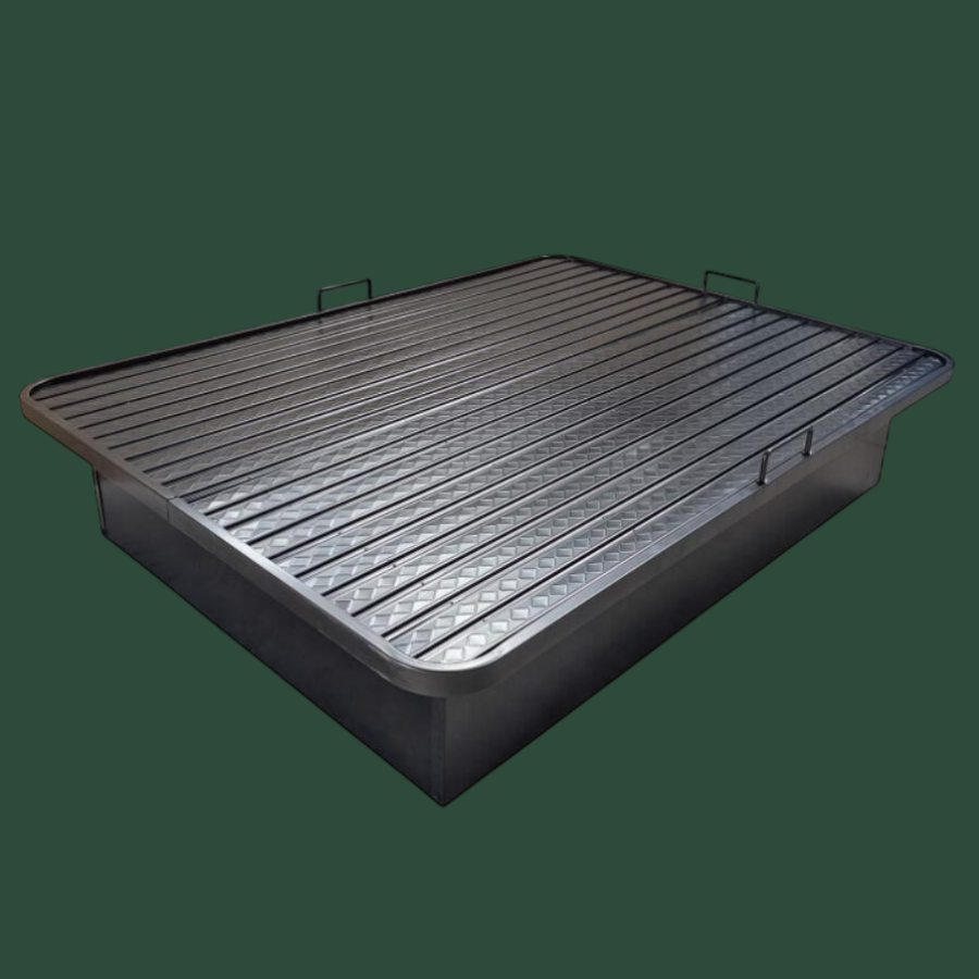 Heavy Duty Metal Bed Frame for Hotel & Motel – Commercial Platform Bed Model LG-M111 (Twin / Full / Queen / King)