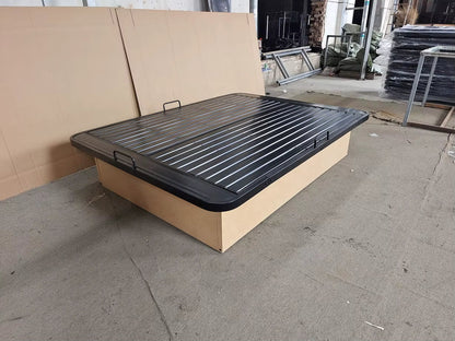 Commercial Metal Hotel Bed Frame – Modern Heavy-Duty Steel Platform (300KG Capacity)