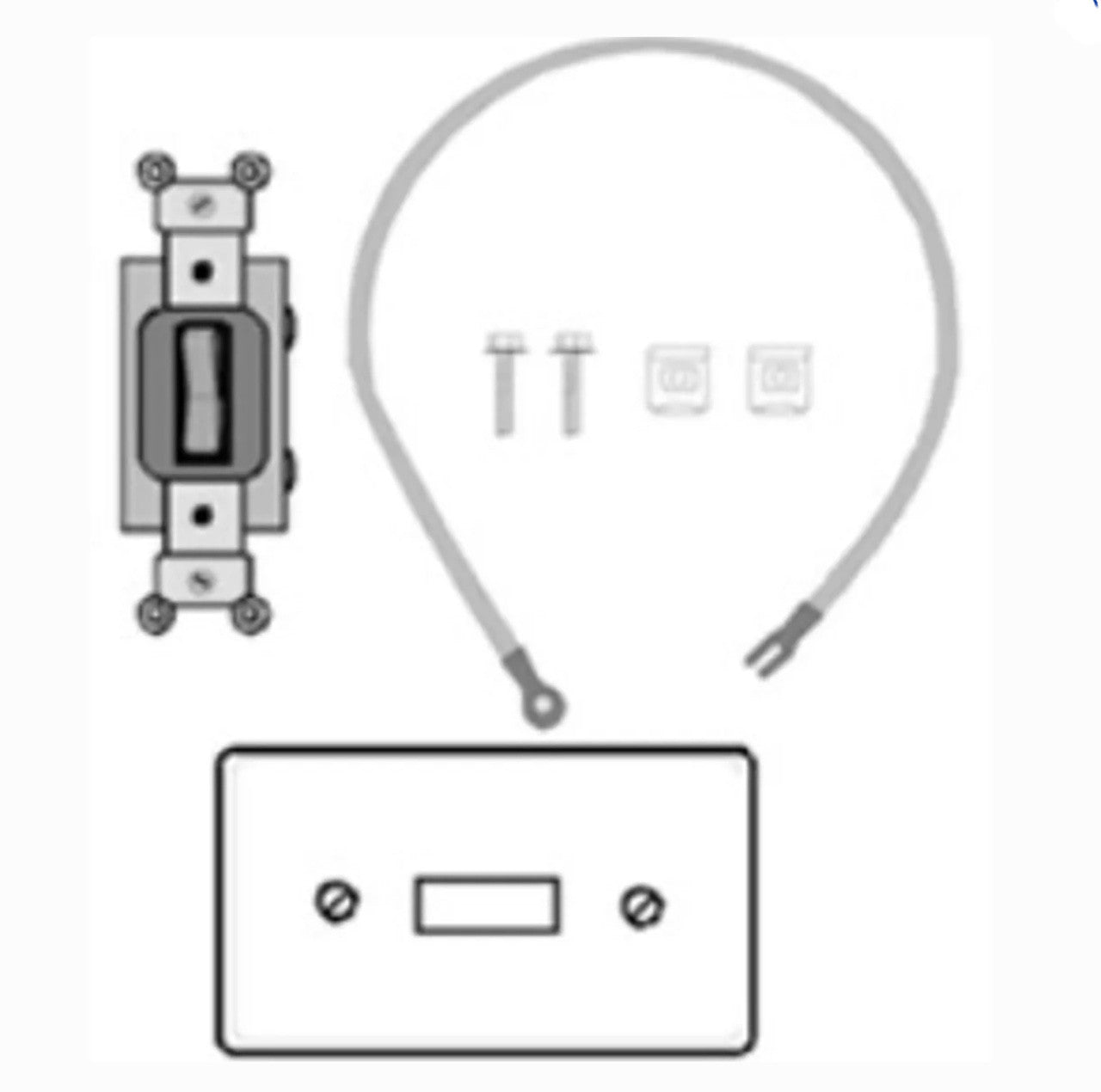 Amana PSHW0304BK commercial PTAC disconnect switch module in Black finish